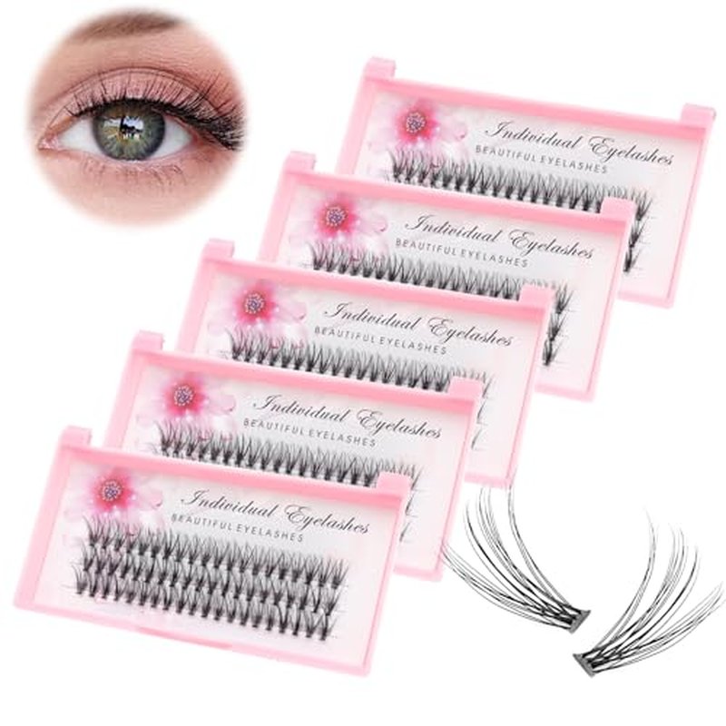 Bodermincer 20D 0.07mm Thickness 8-22mm To Choose Grafting False Eyelashes False Eyelashes Individual Natural Long Mink Fake Eyelashes Extension Handmade Bulk Wholesale (5 Packs-20mm)