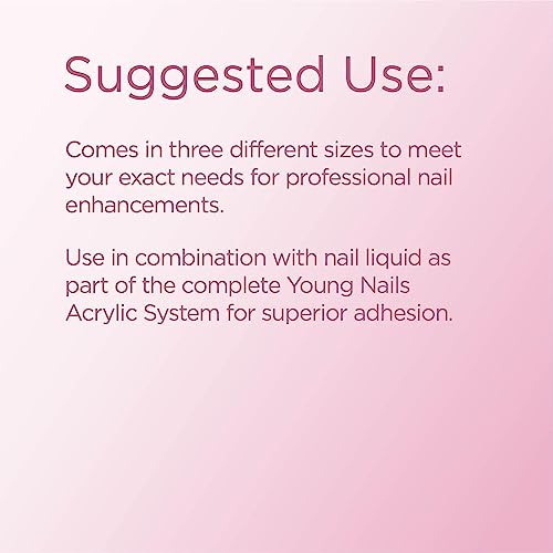 Young Nails Acrylic Cover Powder, Rosebud, 45 Gram (Pack of 2)