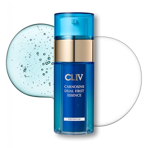 CLIV Carnosine Dual First Essence ? Korean Skincare Facial Moisturizer with Carnosine, Retinol & Peptides ? Hydrating & Smoothing Formula for Skin Tone & Elastic Feel ? 3.38 fl oz (100ml)