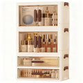 Makeup Organizer with Drawers & Compartments, Modular Stackable Cosmetic Skincare & Jewelry Storage Box, Vanity Organizer with Magnetic Closure for Bathroom, Office, Dorm