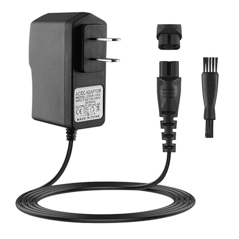 12V for Remington Shaver Charger PA-1204N, Replacement for Remington Shaver F5-5800 F5800 F7800 F5790 F4790 FR750 MS-280 MS-290 MS3-2000 Electric Razor Trimmer Charger Cord