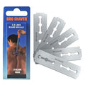 BroShaver Double-Edge Back Hair Shaver Razor Blades, Extra Long Blade Refill Compatible with BroShaver 3.0 & BroShaver 2.2 Back Hair Shavers