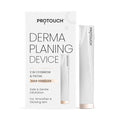 PROTOUCH Electric Dermaplaning Device | Beauty Tool | 2 in 1 Eyebrow & Face Hair Remover with Gentle Exfoliation | Quick, Painless, Smoother & Glowing Skin | 3 Attachment | Easy & Safe to Use