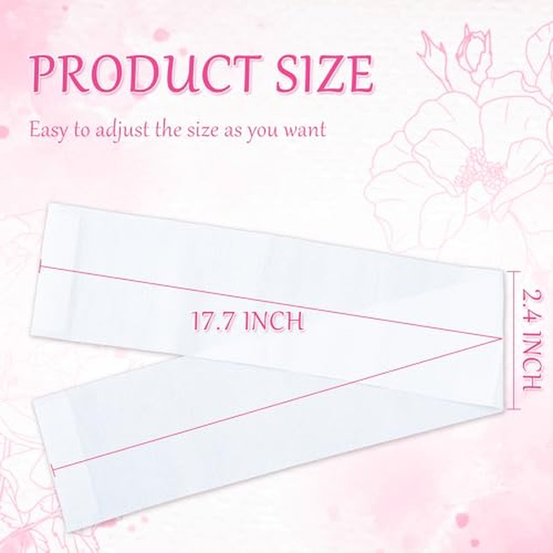 250Pcs Disposable Spa Facial Headbands with Convenient Closure White Stretch Makeup Soft Skin Care Hairband for Women Salons
