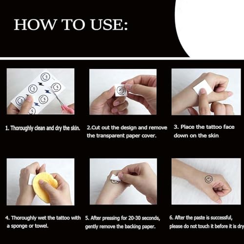 Temporary Tattoos ? Rumii Cosplay Tattoo Stickers | Cosplay Accessories for Halloween & Conventions | Purple