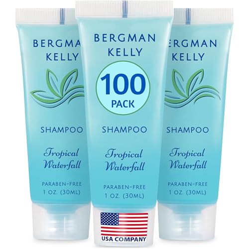 Travel Size Shampoo Set - 100 Pack of 1 Fl oz Tropical Waterfall Scent