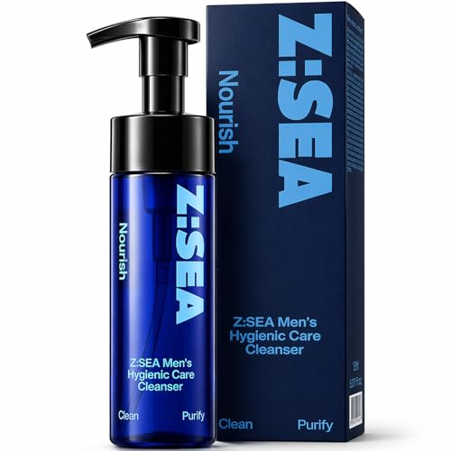 Men's Foaming Intimate Wash pH Balanced Odor Control 5.29 Oz