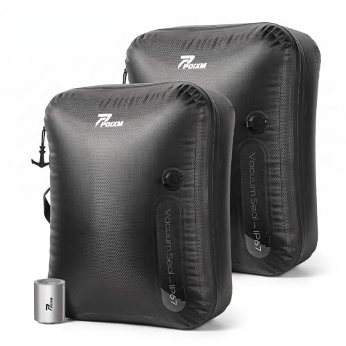 Travel Vacuum Bags with Pump - Medium 2 Pack Carry-On Space Saver