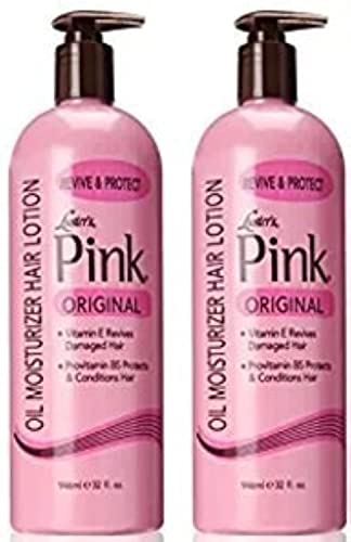 Luster's Scurl Pink Oil Moisturizer Hair Lotion 32oz - Pack of 2