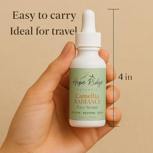 Camellia Radiance Face Serum, Ultra-Renewal Oil with Rose & Botanicals, Anti-Aging & Repair, for Normal/Dry/Combination/Mature Skin, Lightweight & Fast-Absorbing