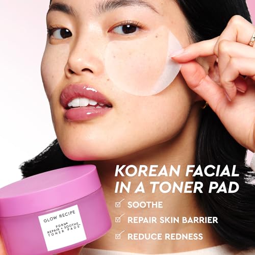 Fragrance-Free Skin Repair Toner Pads for Sensitive Skin - 60 Count
