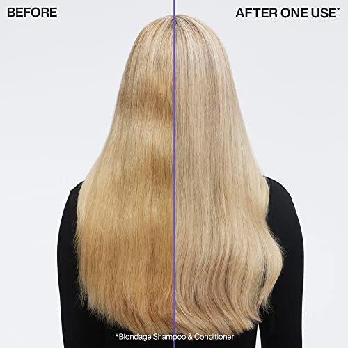 Redken Blondage Purple Shampoo For Blonde, Bleached or Highlighted Hair - Neutralizes Brassy Tones With Salicylic Acid, Color Depositing