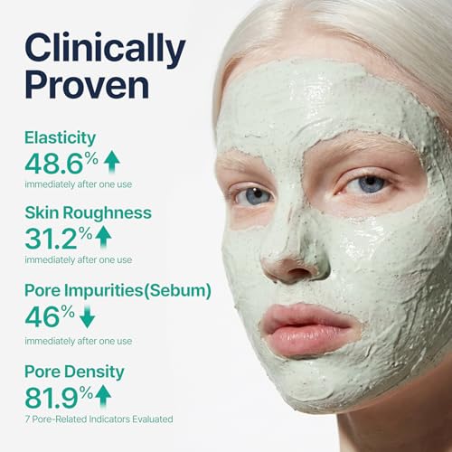 Green Mud Collagen Face Mask 3.17oz - Revitalizing Skin Care for Elasticity & Glow