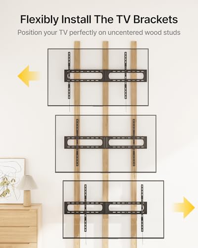 Heavy Duty Fixed TV Wall Mount for 37-150 Inch Screens Up to 375 lbs - Variation of THIS listing