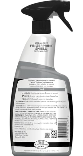 Stainless Steel Cleaner & Polish Spray Pack - Fingerprint & Spot Remover