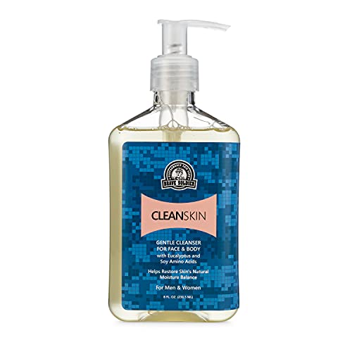 Clean Skin Face Cleanser for Men and Women Moisturizing Face Wash for Sensitive,Oily, or Dry Skin, Mild Makeup Remover | Pump Bottle 8 fl. oz. / 236.5 ml