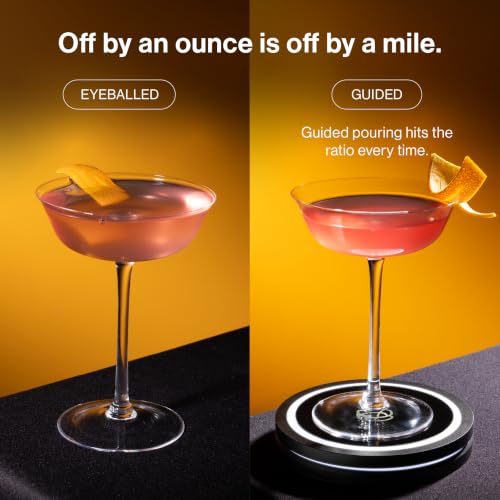 Barsys Smart Coaster 2.0 Matte Black Portable Cocktail Maker & Drink Mixer