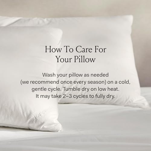 Boll & Branch Down Alternative Pillow, Standard, Medium – 1 Pillows