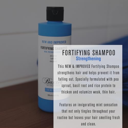 Baxter of California Daily Fortifying Shampoo 16oz for Men - All Hair Types, Mint Scent, Pack of 1 - Father's Day Gift