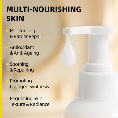 HKY Vitamin C Exfoliating Gel for Face & Body (10.14 fl oz) - Brightening Orange Peeling Gel with Niacinamide, Salicylic Acid & Centella - Gentle Dead Skin Remover Scrub for Smooth, Glowing Skin