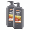 Dove Men Plus Care Antibacterial Body and Face Wash with Pump - 30 fl oz Pack of 2