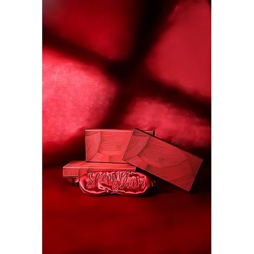 Luxury Silk Sleep Mask Gift Set 22-Momme Mulberry Silk Eye Mask Ultra Comfort Perfect Present for Her Luxury Christmas for Women Comfortable Blindfold Eyeshade for Night Sleep