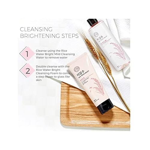 BETT Cleansing foam 150ml with Rice Water for Brighten the Skin | Soap Wort for Deep Cleansing |Moringa Oil for Moisturization | Face Wash for Men and Women