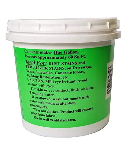 Singerman Laboratories Rust Remover Gel for Concrete - Pack of 3 (128 oz each)