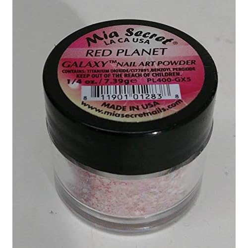 Mia Secret Professional Galaxy Collection Acrylic Powder 1/4 oz (Pick Your Color) (RED PLANET)