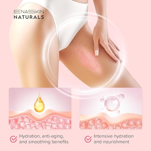 Enaskin Naturals Anti Cellulite Body Firming Cream: Cellulite Remover for Legs & Inner Thigh- Skin Tightening Lotion for Womens' Booty, Stomach & Belly with Acetyl Hexapeptide-8 & Caffeine, 100 ML