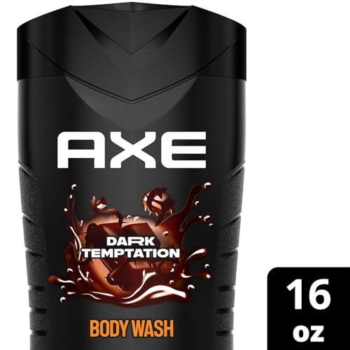 AXE Men's Body Wash Dark Chocolate 16 Fl Oz Pack of 3 - Refreshing 12H Scent