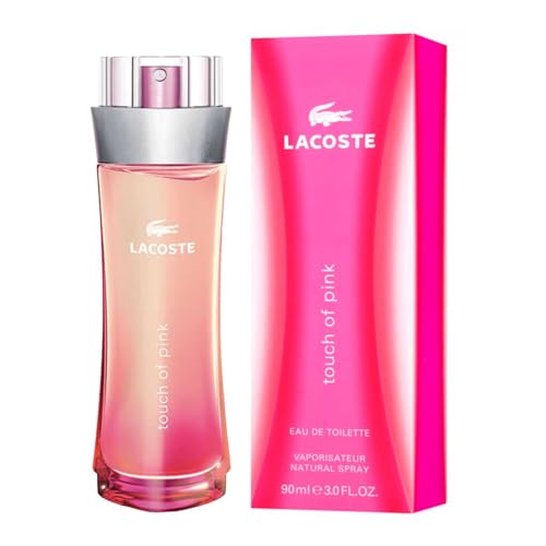 Lacoste Touch of Pink Eau de Toilette for Women 3 Fl Oz