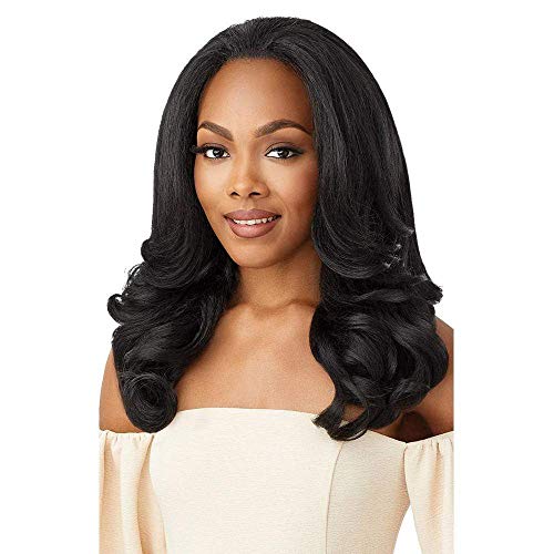 Outre Quick Weave Half Wig Cap NEESHA H301 Jet Black - Self Styled in 60 Seconds