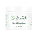 Aloe Infusion Aloe Vera Face & Body Cream ? Natural Moisturizer for Dry, Sensitive & Irritated Skin ? Hydrating, Non-Greasy Lotion with Shea Butter & Manuka Honey ? After-Sun Care & Eczema Cream