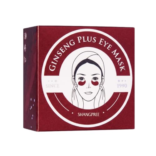 Hydrating Ginseng Eye Masks 30 Pairs for Dull Skin Refresh & Firmness