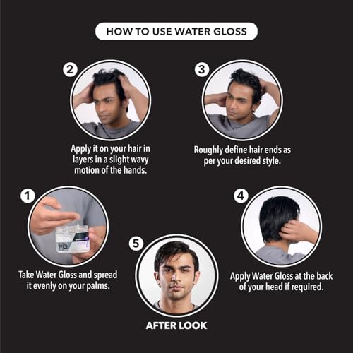 Gatsby Water Gloss Soft Finish Hair Styling Gel 300g - White