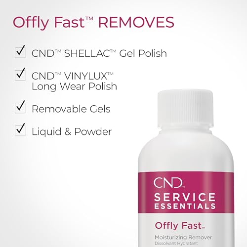 CND Shellac OFFLY FAST Moisturizing Nail Remover (Packaging May Vary)