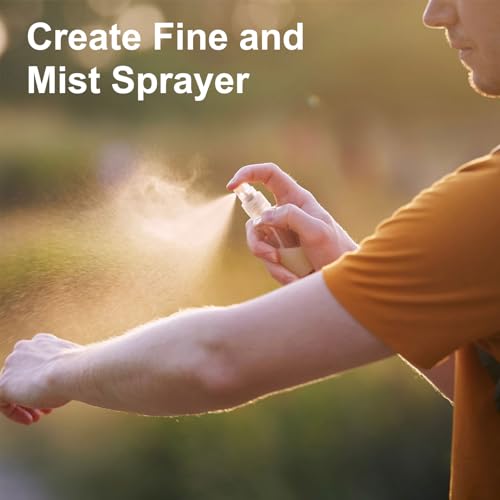uxcell Spray Top 50Pcs 28/410 Plastic Fine Mist Reusable Nozzles - Black