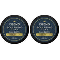Cremo Premium Barber Grade Hair Styling Palo Santo (Reserve Collection) Sculpting Clay,High Hold,Matte Finsh,4 Oz,(Pack of 2)