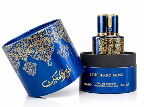 Blueberry Musk Unisex Eau de Parfum - Long Lasting Perfume for Men & Women 3.4 Fl Oz
