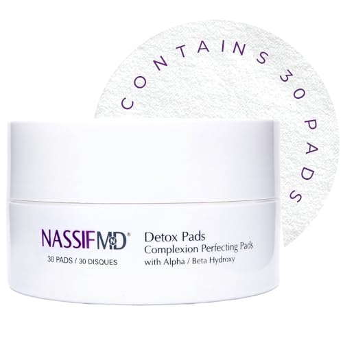 Exfoliating Detox Pads - Original Formula Face Size 30 Count by NASSIFMD