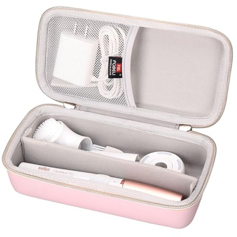 FBLFOBELI Hard Case Compatible with Braun Face Epilator Facespa Pro 910/911/SE921 Facial Hair Removal