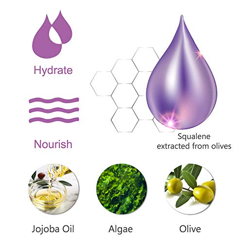 Hydrating Squalene Face Mask Sheets for Moisturizing & Revitalizing Skin - 8 Sheets