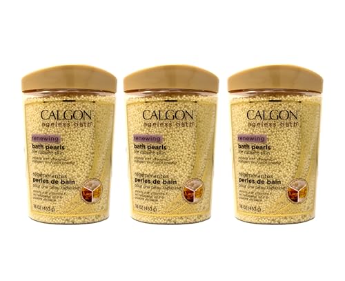 Calgon Ageless Bath Pearls 16 oz Pack of 3 - Bath & Body Gift Set