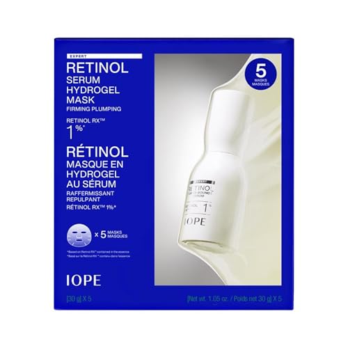 5 Sheet Masks with Retinol RX 1% for Firming & Radiance - Anti-Aging Skin Care