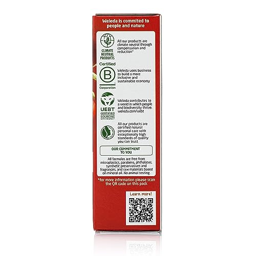 Weleda Face Care Plumping Serum - Plant-Rich Hydrating Serum with Peptides - Immediate Moisture & Radiance Boost