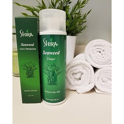 Shira Seaweed Active Moisturizer ? Hydrating Face Cream for Oily Skin ? Lightweight, Fast-Absorbing & Nourishing ? Supports Tissue Regeneration, Balances Oil, Softens & Refreshes Skin ? 50ml