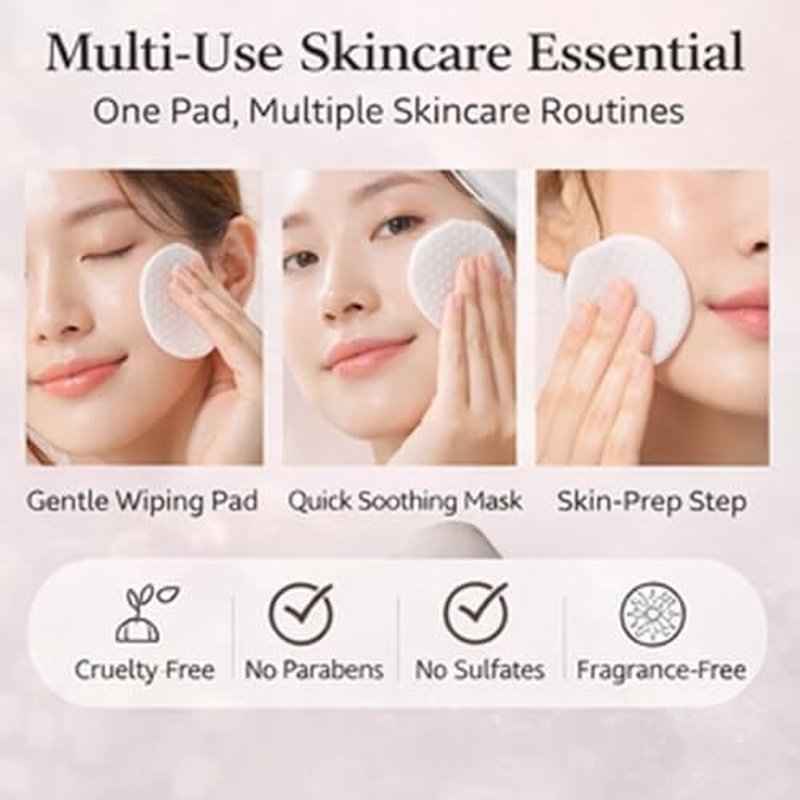 INTERMISSION Rest-Up Serum Pads ? Gentle Daily Calming Facial Pads with Niacinamide & Centella, Lightweight Hydration for Sensitive Skin, Multi-Use Toner Pads for Face, 60 Pads
