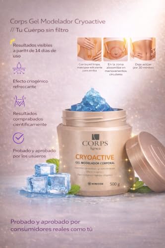 Cryoactive Body Gel for Cellulite, Firming & Fat Reduction 500g