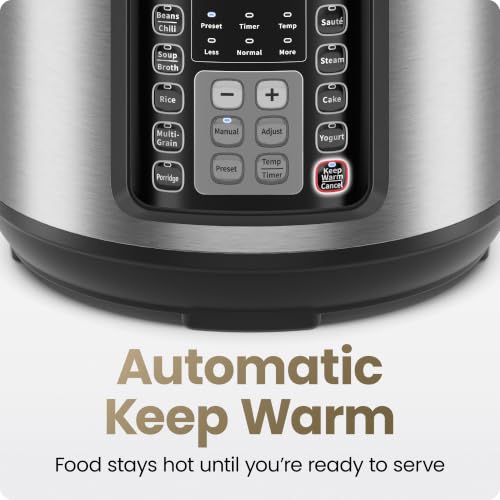 Chefman 13-in-1 Electric Pressure Cooker 6 Quart Multicooker with Touchscreen